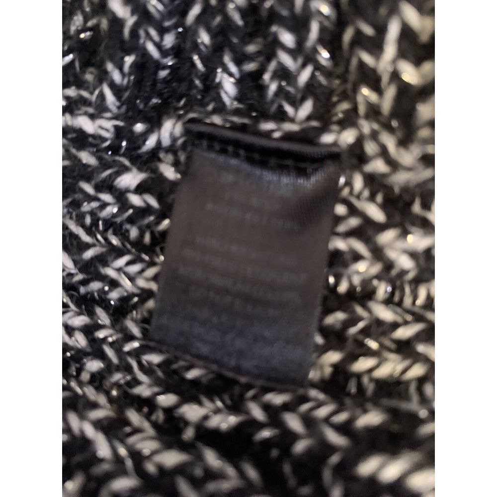 White House Black‎ Market Sweater Medium Wool Blend Pullover Metallic Cowl Neck - Picture 5 of 12